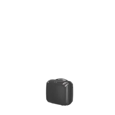 Immagine di travelite Custodia per Cosmetici a Mano con Guscio Rigido e Fodera Riciclata, Serie di Valigie Elvaa: Elegante Beauty Case Angoli Protettivi + Funzione Clip On, 36 cm, 20 L