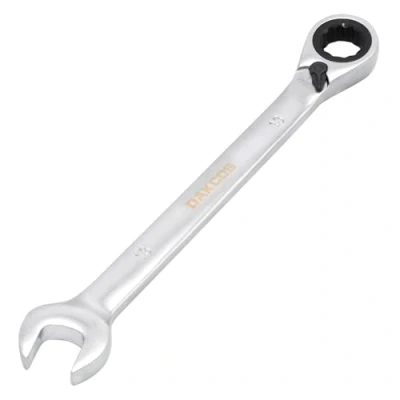 Immagine di DAKCOS Reversibili chiave combinata a cricchetto 13 mm metrica in CR V con finitura cromata opaca