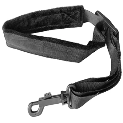 Immagine di Morneve Tracolla per Sassofono, Fascia Sax, Cinturino il Collo, Cinghia Banda Cintura Saxophone, Morbido Lmbottito, Lunghezza Regolabile, Gancio Rotante, Adatto Alto/Tenore/Soprano Sax