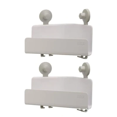 Immagine di Joseph EasyStore Box doccia angolare autodrenante, confezione da 2, colore: bianco