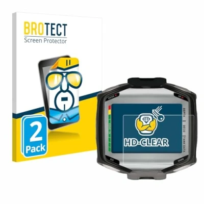Immagine di brotect Pellicola Protettiva per Mares Quad/Quad Air Protezione Schermo (2 Pezzi) [Trasparente, Anti Impronte]