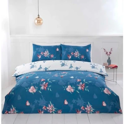 Immagine di Rapport Home Set copripiumino singolo in microfibra colibrì, blu