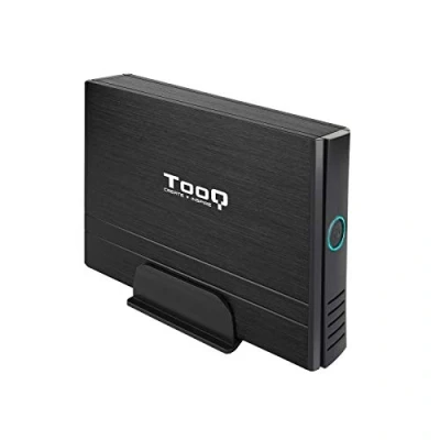 Immagine di TOOQ TQE 3520B HDD da 3,5&quot;, (IDE, SATA I/II/III/III, USB 2.0), alluminio, indicatore LED, nero, 350 gr.