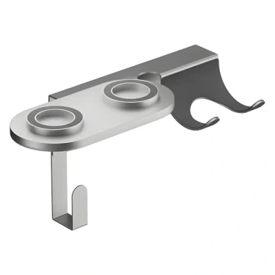 Immagine di conecto Porta asciugacapelli, Grigio Metallizzato, One Size