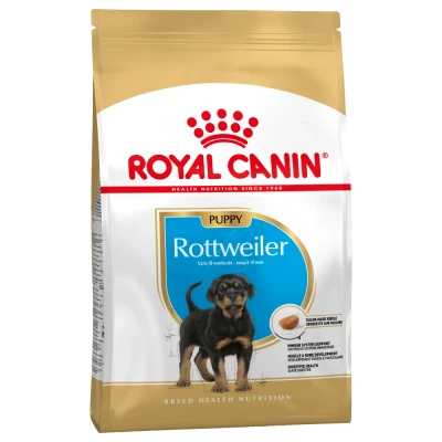 Immagine di Multipack Risparmio! 2 x Royal Canin Breed Crocchette per cane 12 kg Rottweiler Puppy