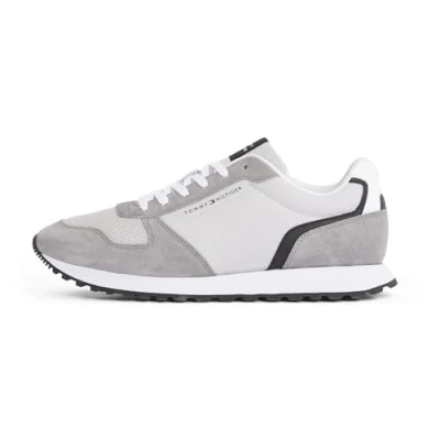 Immagine di Tommy Hilfiger New Runner Eva Mix Fm0Fm05465, Basso Top, Uomo, Grigio (Grey Whisper), 41 EU