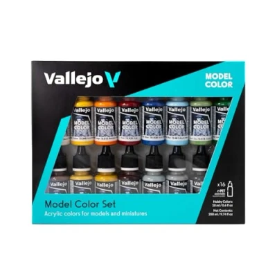 Immagine di Vallejo Model Color Nautico Set Pittura Acrilica, 16 x 17 ml, Colori Asortiti
