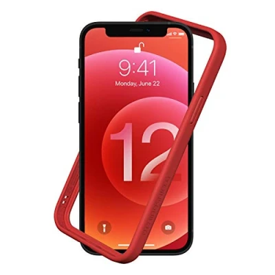 Immagine di RhinoShield Bumper Case compatible with [iPhone 12 Pro Max] CrashGuard NX Shock Absorbent Slim Design Protective Cover 3.5M / 11ft Drop Protection Red