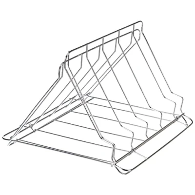 Immagine di Guardini Pizza&amp;Mania, Griglia Porta Tegami Pizza con Ø28cm e Ø32cm, Acciaio inox, Colore argento