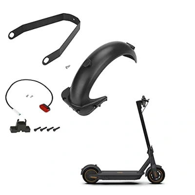 Immagine di Fututech Kit Parafango Posteriore + Fanale Supporto per Segway Ninebot Max G30/G30D Ricambi Monopattino Accessorio Scooter Elettrico (combo1)