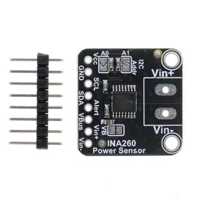Immagine di Modulo Sensore Potenza Tensione, INA260 DC 3,0 V 36 Scheda Monitoraggioi Tensione con 8 Pin Maschio per Misurare Corrente Ad Alta e Bassa