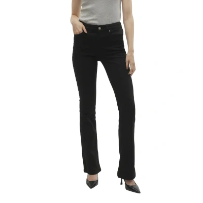 Immagine di VERO MODA Vmflash Mr Flared Jeans Li140 Ga Noos Zampa, Nero, (M) W x 30L Donna