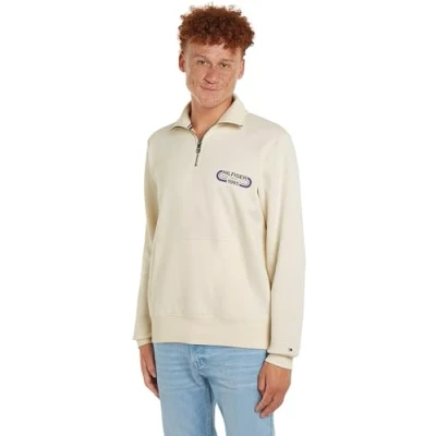 Immagine di Tommy Hilfiger Track Graphic HALF ZIP Felpa, Uomo, Taglia: XXL, Calico