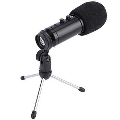 Immagine di Fifine Microfono USB, ASMR a condensatore USB Metal Live Amplify Device per computer KTV Broadcast Recording Studio Registrazione vocale