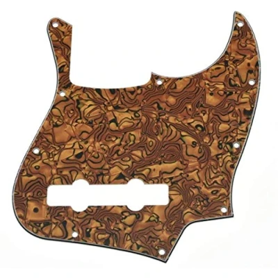 Immagine di Dopro 5 Corde Jazz Bass Pick Guard J Scratch Plate per USA/Messicano Fender Tiger Stripe