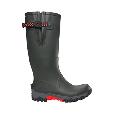 Immagine di Viking Trophy High, Rain Boot, unisex, Verde Huntinggreen., 36 EU Weit