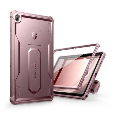 Immagine di Dexnor per Samsung Galaxy Tab A9 Plus Cover [Protezione dello schermo integrata e supporto], Custodia protettiva antiurto durevole di grado militare case Blu navy
