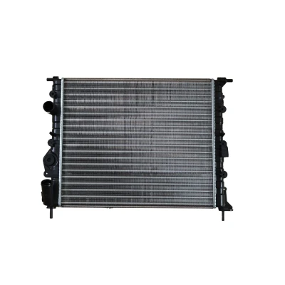 Immagine di NRF 58023 Radiatore motore Alluminio 430 378 23 Alette di raffreddamento montate meccanicamente RENAULT: Kangoo I Express, CLIO 2, Megane Scenic