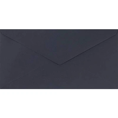 Immagine di Netuno 100 buste da lettera lunghe Blu scuro formato americano DL 220 x 110 mm 115 g Sirio Color Dark colorate in carta colorata feste di compleanno battesimo matrimonio comunione