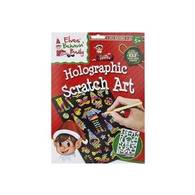 Immagine di Elves Behavin&#039; Badly Scratch Art Set Elfo olografico 1pc. Accessorio, Multicolore, PM477