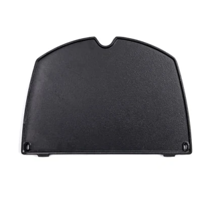 Immagine di 6558 piastra in ghisa di ricambio per barbecue a gas Weber Q100 Q120 Q140 Q1000 Q1200 Q1400 Series, padella da 32 cm, accessorio Q