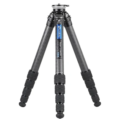 Immagine di Leofoto Ranger Treppiede in carbonio con base di livellamento Gambe regolabili 3 angoli Ideale per Lavori Panoramici e Videografi LS 365CEX