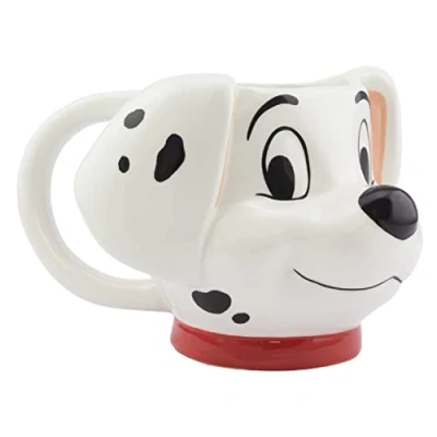 Immagine di PALADONE Disney: 101 Dalmatians Shaped Mug (Tazza Sagomata) Merchandising, 1 Count (Pack of 1)