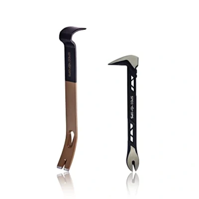 Immagine di Spec Ops Tools Set di attrezzi da 25,4 cm con zampa gatto e barra porco piatta 38,1 cm, estrattore per unghie a goccia, acciaio ad alto tenore carbonio, donato ai veterani