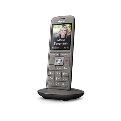 Immagine di Gigaset CL 660HX Telefono Cordless, Cornetta Universale per Tutte le Basi DECT GAP, Grigio
