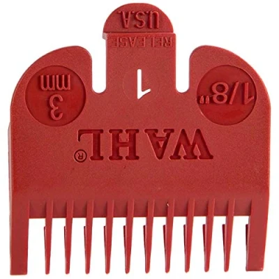 Immagine di Wahl Color Coded Comb Attachment Red #1 by