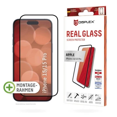 Immagine di DISPLEX 01842 Vetro di protezione per display Apple iPhone 15, 15 Pro 1 pz. Anti impronta