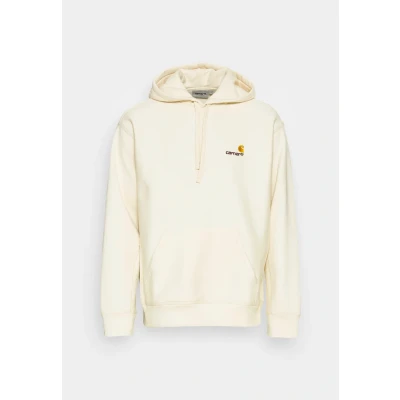 Immagine di Carhartt WIP Hooded American Script Felpa con cappuccio, Uomo, Taglia: XS, Natural