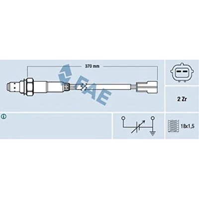 Immagine di FAE 77323 Sonda lambda di regolazione DAEWOO: Matiz I Hatchback