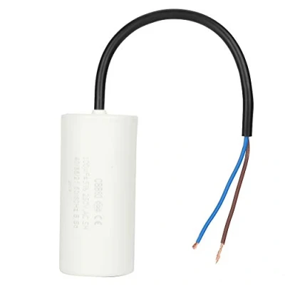 Immagine di CBB60 Condensatore di corrente CA con cavo 250V 100uF 50/60Hz per compressore d&#039;aria motore