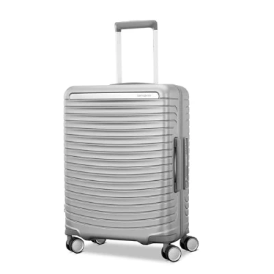 Immagine di Samsonite Framelock Hardside Bagaglio Con Ruote Spinner, Argento, Large Spinner