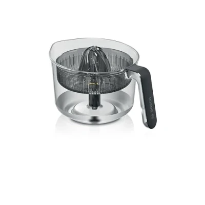 Immagine di Bosch Spremiagrumi MUZS68ZP per succhi di frutta freschi, beccuccio, maniglia, recipiente da portata, adatto MUM serie 8 OptiMUM e robot cucina 6