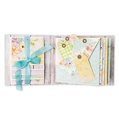 Immagine di Sizzix 665154 Set di fustelle Thinlits, confezione da 11 pezzi, motivo cascata e targhette, Eileen Hull