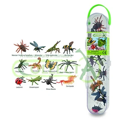 Immagine di Figurines Collecta Figurine Mini Set di 12 Insectes et Araignées, Colore Vario, 901A1106 C