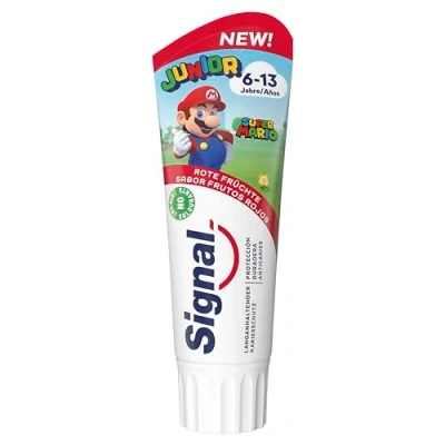 Immagine di Signal Dentifricio Junior 6 13 anni Gusto Frutta Rossa Per Denti da Latte e Permanenti 75ml x1
