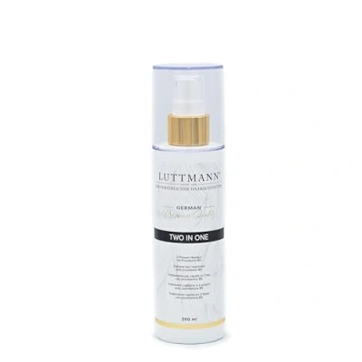 Immagine di LUTTMANN® Two in One spray 200 ml Trattamento per capelli leave bifasico con provitamina B5 extension, parrucche, toupet e tutti i tipi di Made Germany