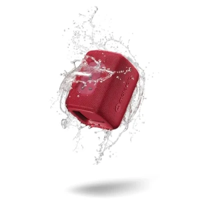 Immagine di Motorola ROKR 300 Altoparlante Bluetooth 5.3 Wireless Portatile 7W Compatto IP67 Resistente all&#039;Acqua e alla Polvere 12 ore di durata (Rosso)