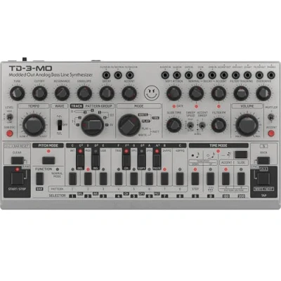 Immagine di Behringer TD 3 MO SR Sintetizzatore di linea basso analogico &quot;Modded Out&quot; con VCO, VCF controllabile tramite MIDI e oscillatore sub armonico