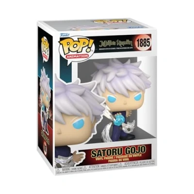 Immagine di Funko Pop! Animation: JJK Satoru Gojo (Hidden Inv) Jujutsu Kaisen Figura in Vinile da Collezione Idea Regalo Merchandising Ufficiale Giocattoli per Bambini e Adulti Anime Fans