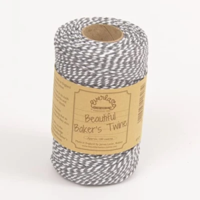 Immagine di EVERLASTO Bobine di spago da Forno Originali, 100 m, Cotone, Ardesia Lakeland, 2 mm, unità