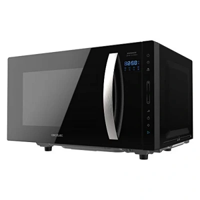 Immagine di Cecotec Forno a Microonde senza gradheat piatto 2300 tocco bianco. Capacità 23 litri, potenza 800 W, 8 funzioni preconfigurate, timer fino 95 minuti