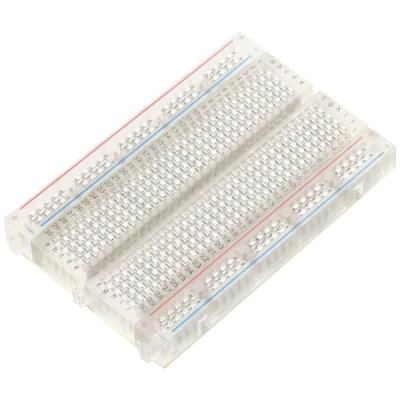 Immagine di TRU COMPONENTS Breadboard autoadesivo Trasparente Totale poli 400 (L x L) 82.5 mm 54.6 1 pz.