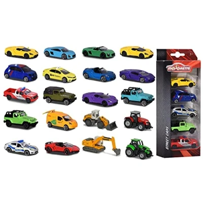 Immagine di Majorette Set 5.Veicoli Street, 212053166, + 3 Anni, Die Cast, 7,5.Cm, Scala 1:64