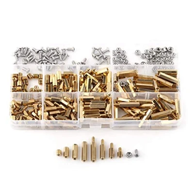 Immagine di Distanziale In Ottone, Ottone M2 M3 Esagonale Pcb Distanziatore Femmina Maschio Vite Kit Assortimento Scheda Madre(Tipo C)