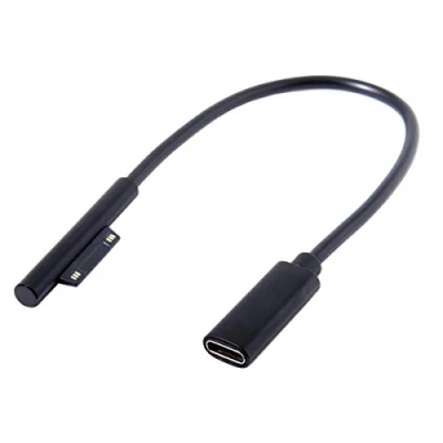 Immagine di Cablecc Cavo di ricarica per laptop da CC 15 V tipo C femmina a Surface Pro3 Pro4 Pro5 Pro6 Book Pro