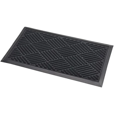 Immagine di Addis Thirsk zerbino con Altamente Assorbente 100% Polipropilene parquet in Pile, Nero, 70 x 40 cm